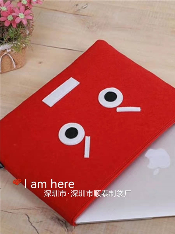 毛毡手提电脑袋